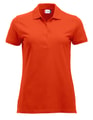 Dames Polo Clique Classic Marion 028246 Diep Oranje
